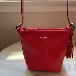 Coach Coral Crossbody Bag with Gold Hardware